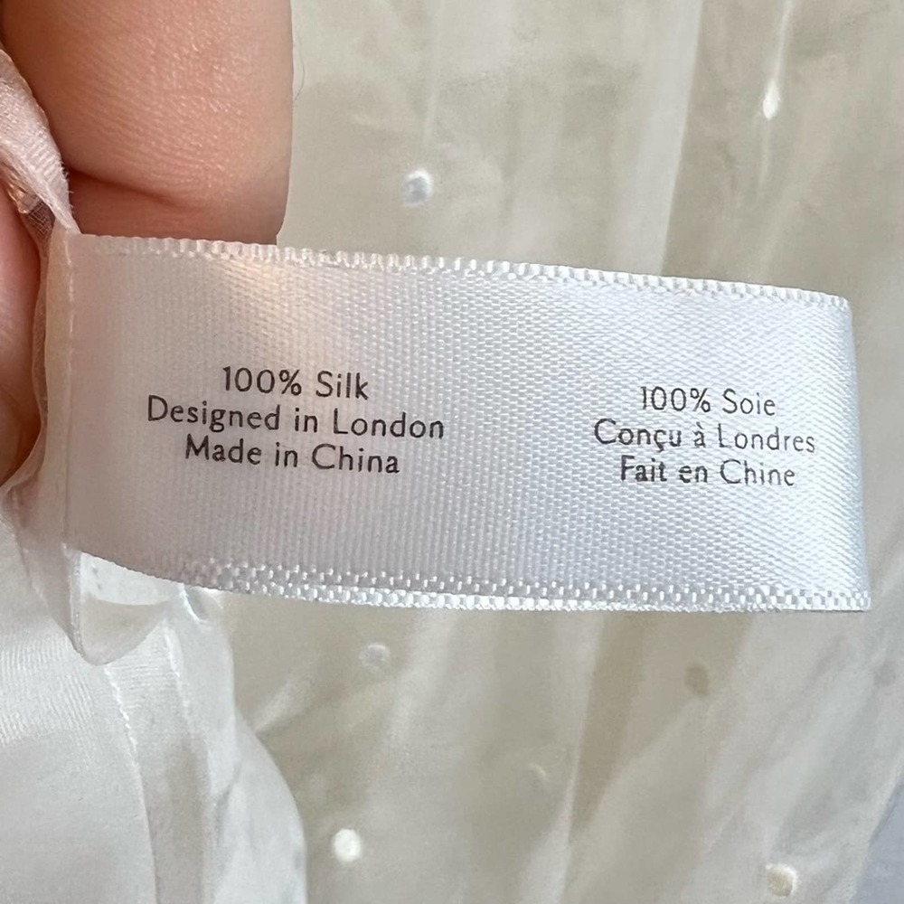 Olivia Von Halle Delphine Sheer Dress - Picture 14 of 15